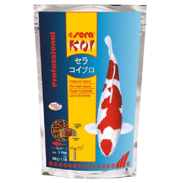 SERA 106657 KOI Professional Summer Food - Kerti tó nyári haleledel 1000ml (500g)-0